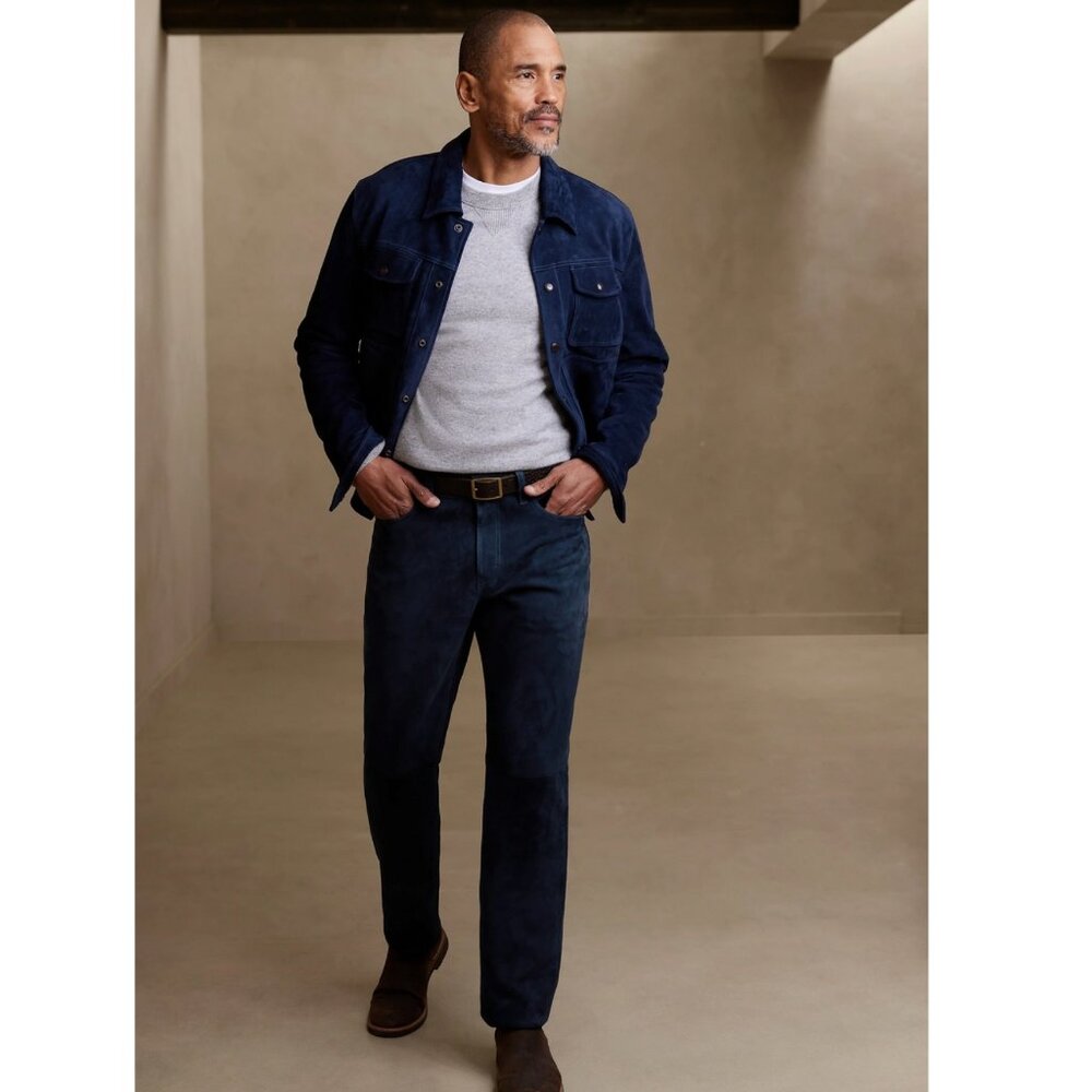 Banana Republic Suede Dress Pants